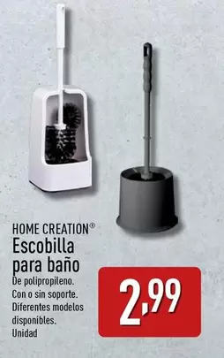 Oferta de Home Creation - Escobilla Para Bano por 2,99€ en ALDI