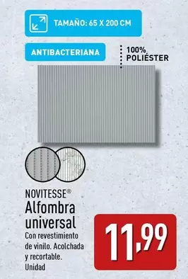 Oferta de Novitesse - Alfombra Universal por 11,99€ en ALDI