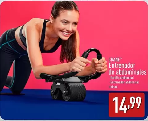 Oferta de Crane - Entrenador De Abdominales por 14,99€ en ALDI