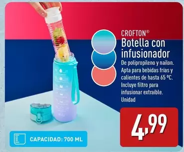 Oferta de Crofton - Botella Con Infusionador por 4,99€ en ALDI