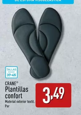 Oferta de Crane - Plantillas Confort por 3,49€ en ALDI