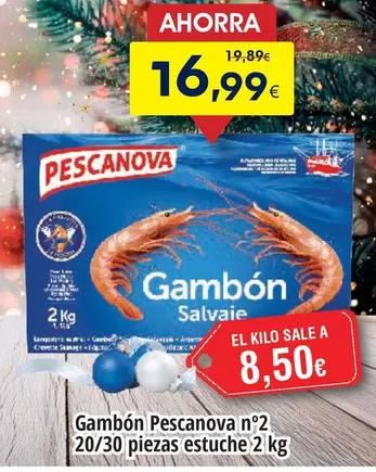 Oferta de Pescanova - Gambon por 16,99€ en Froiz