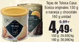 Oferta de Casa eceiza - Tejas De Tolosa por 4,49€ en Froiz