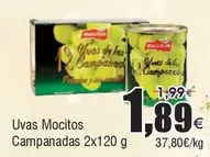 Oferta de Mocitos - Uvas  Campanadas por 1,89€ en Froiz