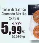 Oferta de Martiko - Tartar De Salmon Ahumado por 5,99€ en Froiz