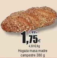 Oferta de Hogaza Masa Madre Campestre por 1,75€ en Froiz