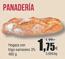 Oferta de Hogaza Con Trigo Sarraceno 3% por 1,75€ en Froiz