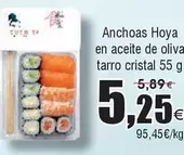 Oferta de Hoya - Anchoas  En Aceite De Oliva Tarro Cristal por 5,25€ en Froiz