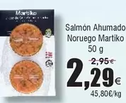 Oferta de Martiko - Salmon Ahumado Noruego por 2,29€ en Froiz