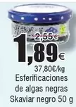 Oferta de Esferficaciones De Algas Negras por 1,89€ en Froiz