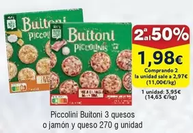 Oferta de Buitoni - Piccolinis por 3,95€ en Froiz