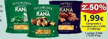 Oferta de Rana - Comprando 2 La Nudea Sal E por 1,99€ en Froiz