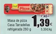 Oferta de Casa Tarradellas - Masa De Pizza por 1,39€ en Froiz