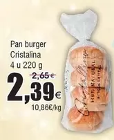 Oferta de Pan -  Burger por 2,39€ en Froiz