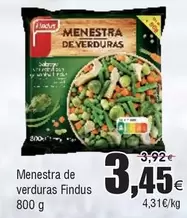 Oferta de Findus - Menestra De Verduras por 3,45€ en Froiz