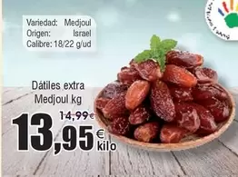 Oferta de Origen - Dátiles Extra Medjoul por 13,95€ en Froiz