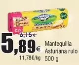 Oferta de Asturiana - Mantequilla  Rulo por 5,89€ en Froiz