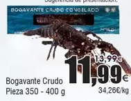 Oferta de Bogavante Crudo por 11,99€ en Froiz