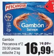 Oferta de Pescanova - Gambon por 16,99€ en Froiz