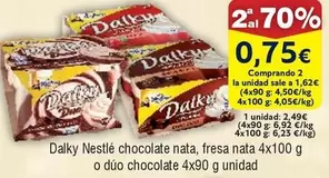 Oferta de Dalky - Chocolate Nata por 0,75€ en Froiz