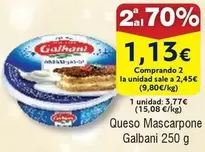 Oferta de Galbani - Queso Mascarpone por 3,77€ en Froiz