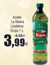 Oferta de Lindoliva - Aceite La Masía por 3,99€ en Froiz