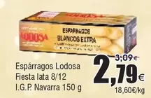 Oferta de Lodosa - Espárragos Fiesta Lata 8/12 I.g.p. Navarra por 2,79€ en Froiz