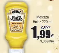 Oferta de Heinz - Mostaza por 1,99€ en Froiz