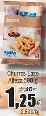 Oferta de Alteza - Churros Lazo por 1,25€ en Froiz