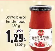 Oferta de Ibsa - Sofrito  De Tomate Frasco por 1,29€ en Froiz