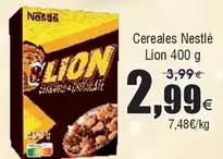 Oferta de Nestlé - Cereales Lion por 2,99€ en Froiz