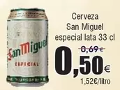 Oferta de San Miguel - Cerveza Especial por 0,5€ en Froiz