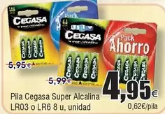 Oferta de Cegasa - Pila Sepia por 4,95€ en Froiz