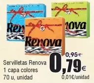 Oferta de Renova - Servilletas por 0,79€ en Froiz