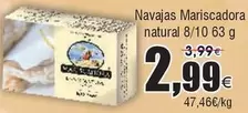 Oferta de Navajas Mariscadora por 2,99€ en Froiz