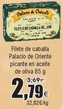 Oferta de Palacio de Oriente - Filete De Caballa por 2,79€ en Froiz