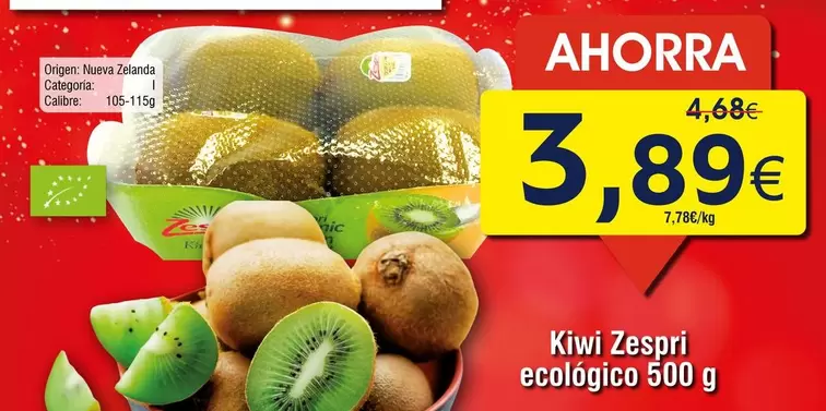 Oferta de Origen - Kiwi Zespri por 3,89€ en Froiz