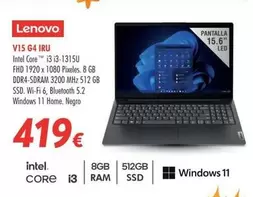 Oferta de Lenovo - V15 G4 Iru por 419€ en Zbitt