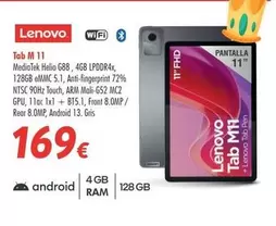 Oferta de Lenovo - Tab M 11 por 169€ en Zbitt