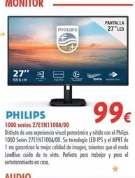 Oferta de Philips - 1000 Series 27EIN100A/00 por 99€ en Zbitt