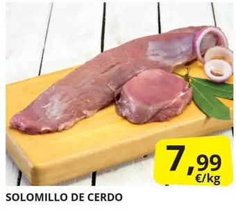 Oferta de Solomillo De Cerdo por 7,99€ en Supermercados MAS