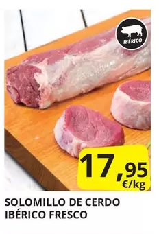 Oferta de Solomillo De Cerdo Ibérico Fresco por 17,95€ en Supermercados MAS