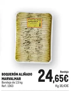 Oferta de Marvalmar - Boquerón Aliñado por 24,65€ en Makro