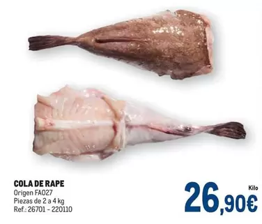 Oferta de Origen - Cola De Rape por 26,9€ en Makro