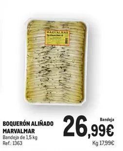 Oferta de Marvalmar - Boquerón Aliñado por 26,99€ en Makro