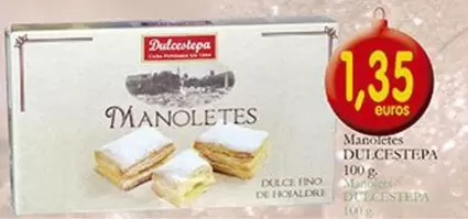 Oferta de Dulcestepa - Manoletes por 1,35€ en Supermercados Bip Bip