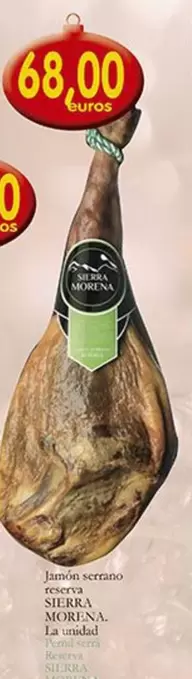 Oferta de Sierra - Jamon Serrano por 68€ en Supermercados Bip Bip