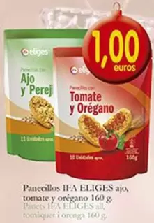 Oferta de Ifa Eliges - Panecillos Ajo, Tomate Y Oregano por 1€ en Supermercados Bip Bip