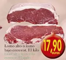 Oferta de Lomo Alto O Lomo Bajo Entrecot por 17,9€ en Supermercados Bip Bip