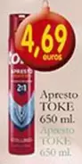 Oferta de Apresto por 4,69€ en Supermercados Bip Bip